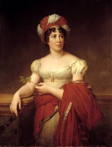 Portrait de Germaine Necker, baronne de Staël-Holstein dite Madame de Staël - Marie Eleonore Godefroid