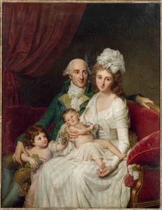 Monsieur Olive, trésorier des États de Bretagne et de sa famille, 1791-1792 - Marie Genevieve Bouliard