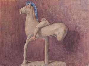 Cheval avec cavalier (Musée de l