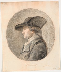 Portrait de J.F. Clemens. Profil à gauche - Marie Jeanne Clemens