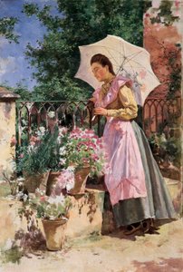 La Dame au Parapluie - Marin Isidoro Gares