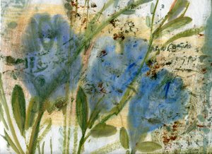 Fleurs bleues 2, 2020 - Marina Falco