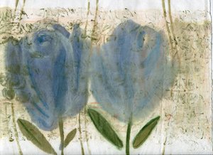 Tulipes bleues 2, 2020