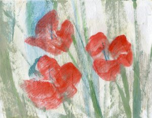 Fleurs rouges, 2020 - Marina Falco