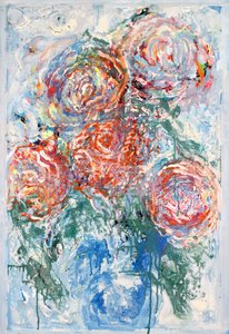 Abstrait floral éclatant - Marina Nelson