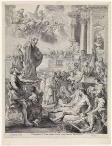 Saint François Xavier ressuscite un mort - Marinus Robyn van der Goes