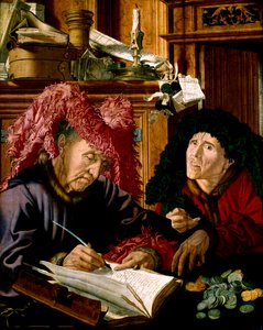 Deux percepteurs, vers 1540 - Marinus van Reymerswaele