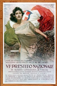 Illustration allégorique italienne sur l