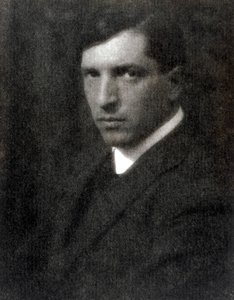 Portrait en buste du peintre Pietro Marussig, 28/11/1923 - Mario Castagneri