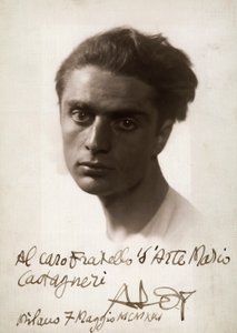 Portrait du peintre Roberto Aloy, 07/06/1921 (photo n/b) - Mario Castagneri