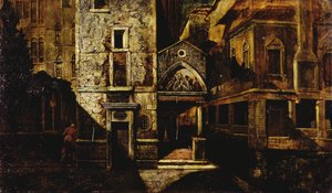Un coin à Venise, par Mario de Maria - Mario de (1852 1924) Maria