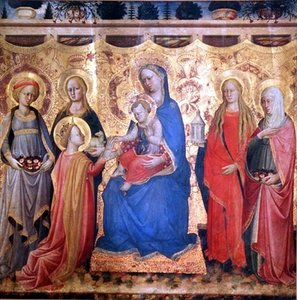 Le Mariage Mystique de Sainte Catherine - Mariotto di Cristofano