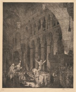 Mohammed II dans la Sainte-Sophie