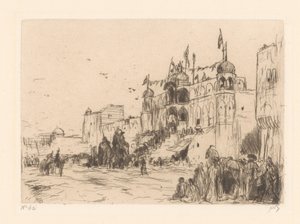 Rue à Jeypore - Marius Bauer (signed by artist)