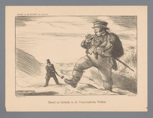 David et Goliath dans les champs du Transvaal