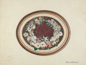 Couronne de plumes, vers 1940 - Marius Hansen