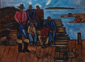 Pêcheurs de homards, 1940-41 - Marsden Hartley