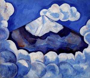 Popocatepetl, Matin animé - Mexique, 1932
