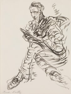 Autoportrait en dessinateur, vers 1908