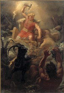 Le combat de Thor avec les géants
