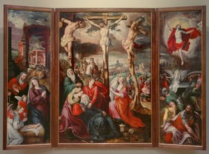 Crucifixion - Naissance du Christ - Résurrection du Christ
