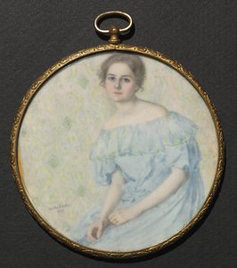 La robe bleue Portrait d