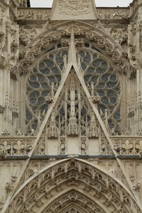 Rosace de la façade - Martin Chambiges