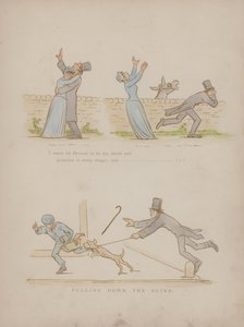 Page de « Les humeurs de Cynicus » (gravure en couleur)