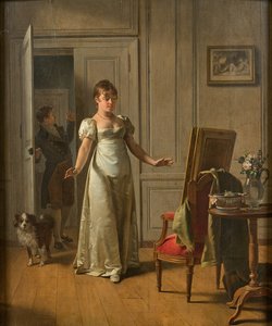 Une femme surprise
