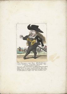 Le nain espagnol Don Guappos, ca. 1710