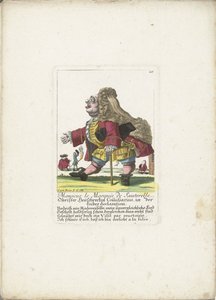 Le nain Monsieur le Marquis de Sauterelle, vers 1710