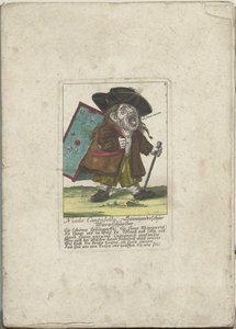 Le nain Nicolo Cantabella, vers 1710 - Martin Engelbrecht (attributed to)