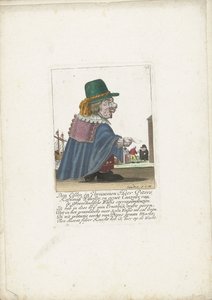 Le nain Piters Kahlmüß Wisseller en tant que baleinier, vers 1710