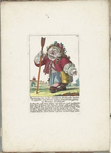 Le nain Ploriander en berger, vers 1710