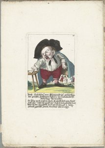 Le nain Veith Schöberl von Gümpendriel, vers 1710