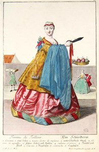 La femme du tailleur, vers 1735 - Martin Engelbrecht