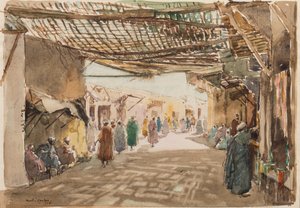 Un souk à Fès - Martin Hardie