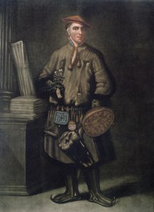 Carolus Linnaeus (1707-78) en costume lapon, gravé par Henry Kingsbury, publié en 1805