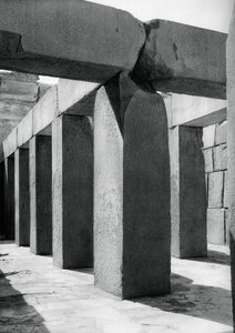 Temple de granit, Gizeh, Égypte, 1937