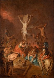 Le Christ sur la croix - Martin Johann Schmidt