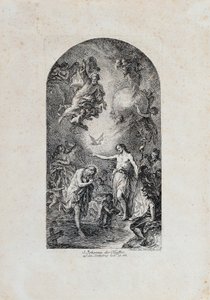 Baptême du Christ - Martin Johann Schmidt