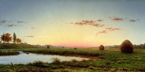Meules de foin sur les marais de Newburyport, 1862 - Martin Johnson Heade