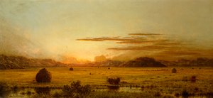 Lever de soleil, Hoboken Meadows, vers 1875-1885