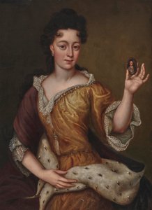 Portrait de Thérèse Kunegunda Sobieska 1676-1730, Électrice de Bavière, fin du 17ème siècle - Martin Maingaud