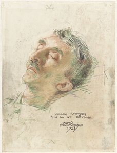 Willem Witsen sur son lit de mort - Martin Monnickendam