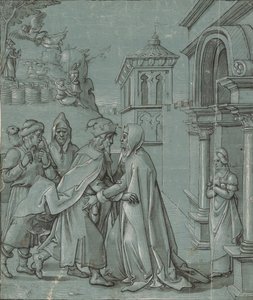 La Rencontre de Joachim et Anne à la Porte Dorée - Martin Schaffner