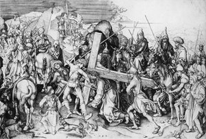 Christ portant sa croix, c.1475 - Martin Schongauer