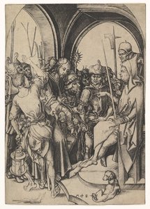 Le Christ devant Anne, vers 1435-1491 - Martin Schongauer