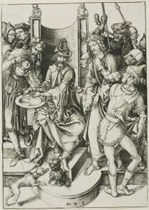 Le Christ devant Pilate - Martin Schongauer