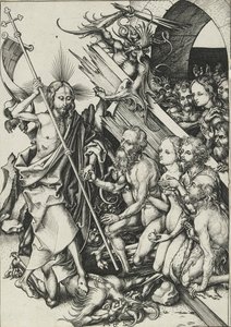 Le Christ aux limbes, fin du 15ème siècle - Martin Schongauer